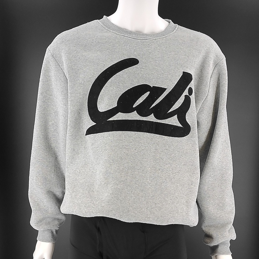 Original Deluxe Supply Cali Crewneck Sweatshirt Gray XL Pullover Graphic